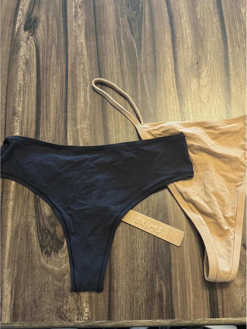 Skims Bundle Of 2 Underwear Black Size XL